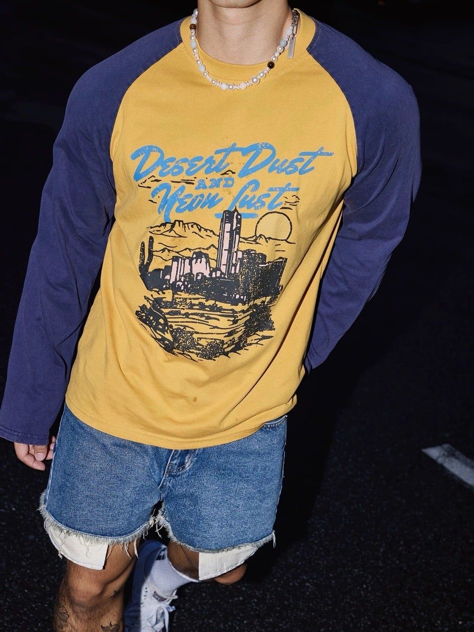  ÁO SWEATSHIRT 0533 XANH-VÀNG 