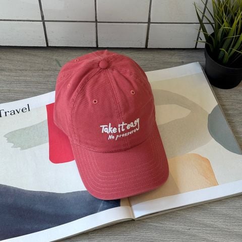  CAP TAKE IT EASY RED 