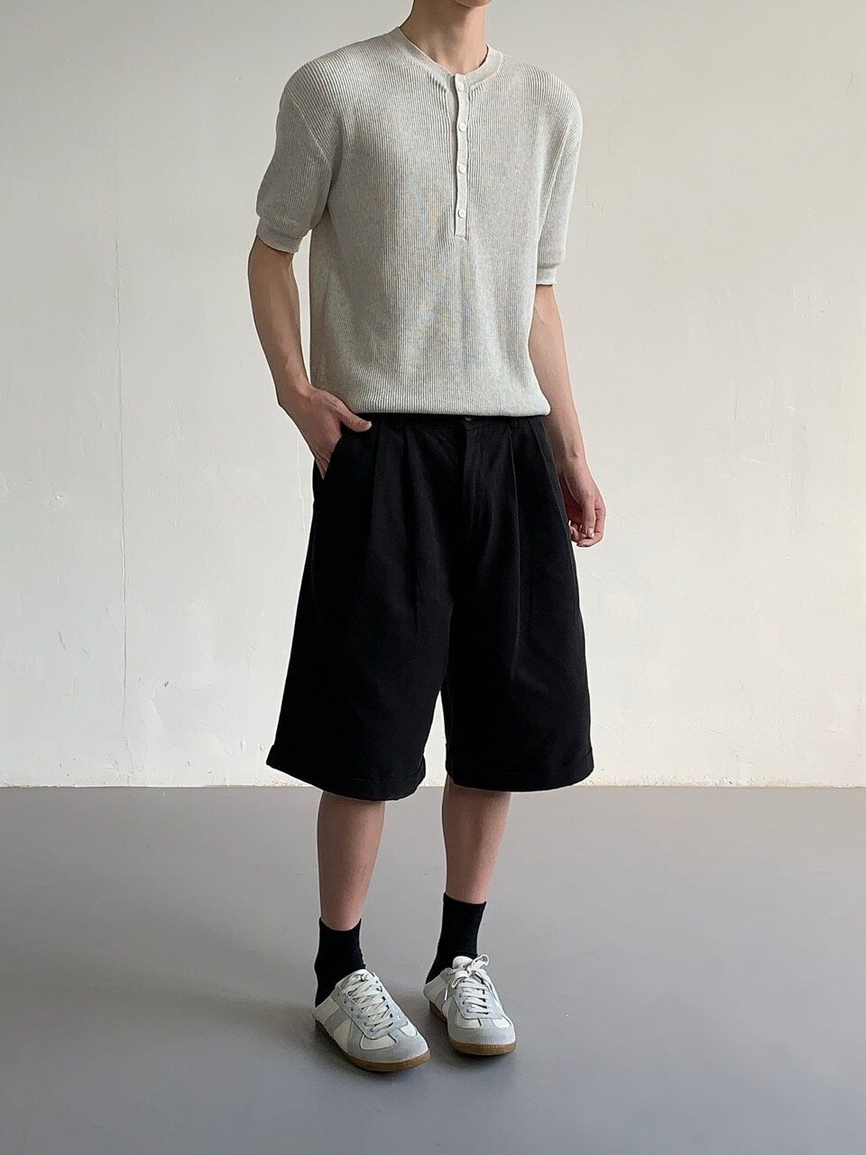  QUẦN SHORT 13814 ĐEN 