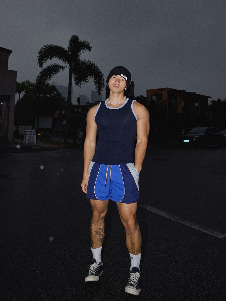  ÁO TANK TOP 391 XANH ĐEN 