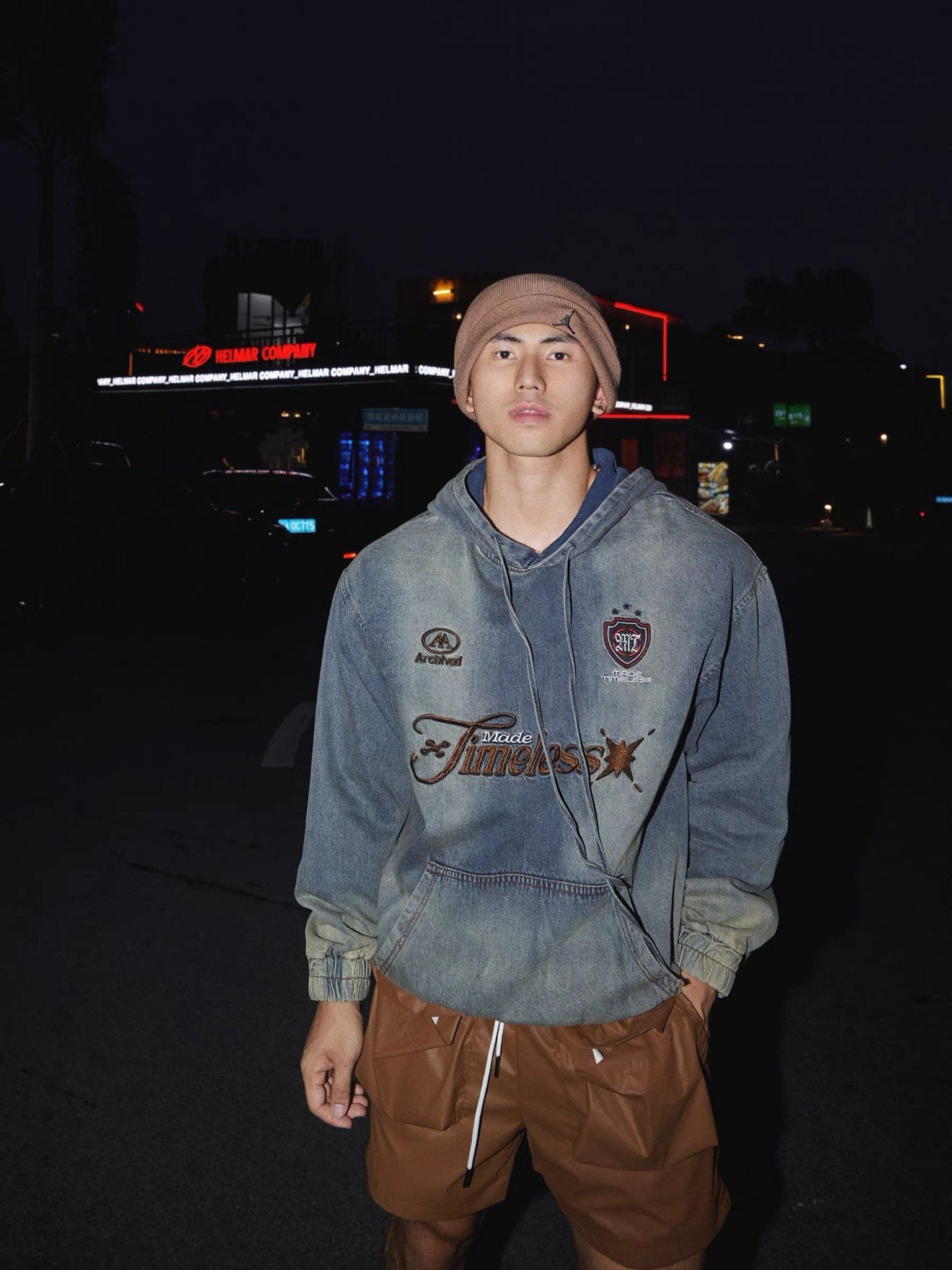  HOODIE JEAN 1253 BLUE 