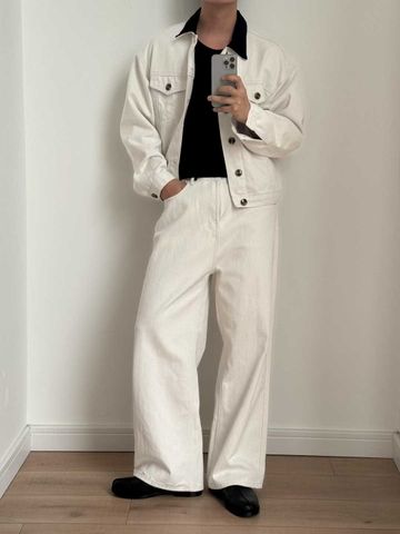  TROUSER JEAN 162-2 CREAM 