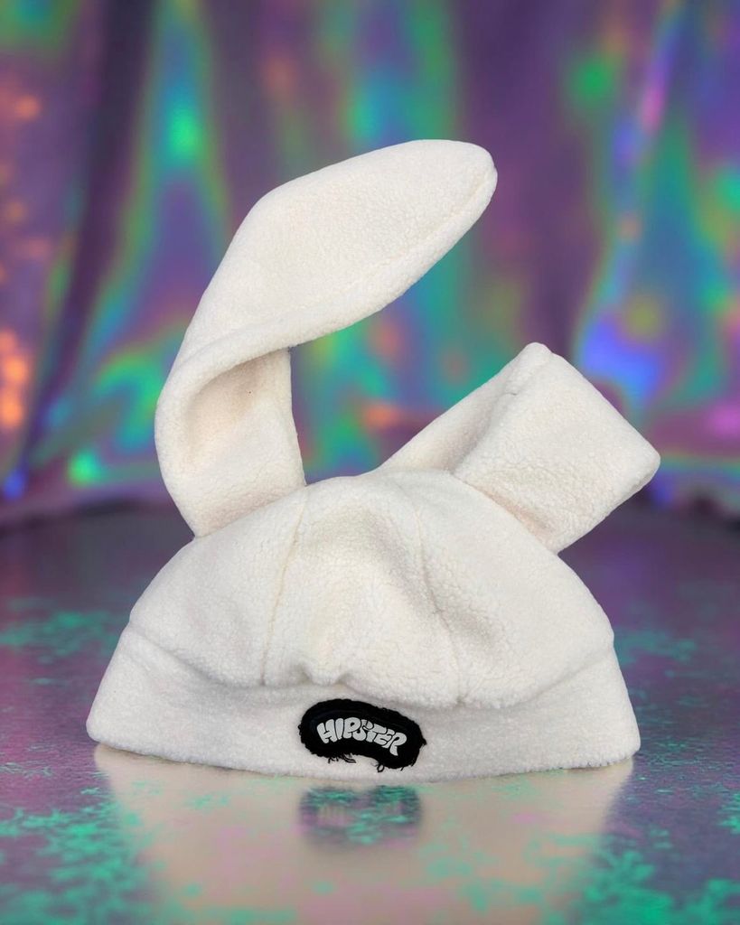  RABBIT BEANIE WHITE 