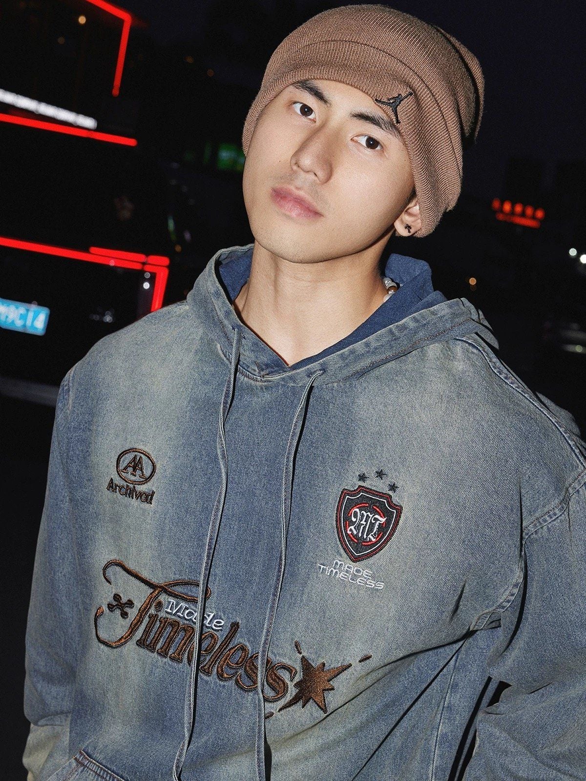  HOODIE JEAN 1253 BLUE 