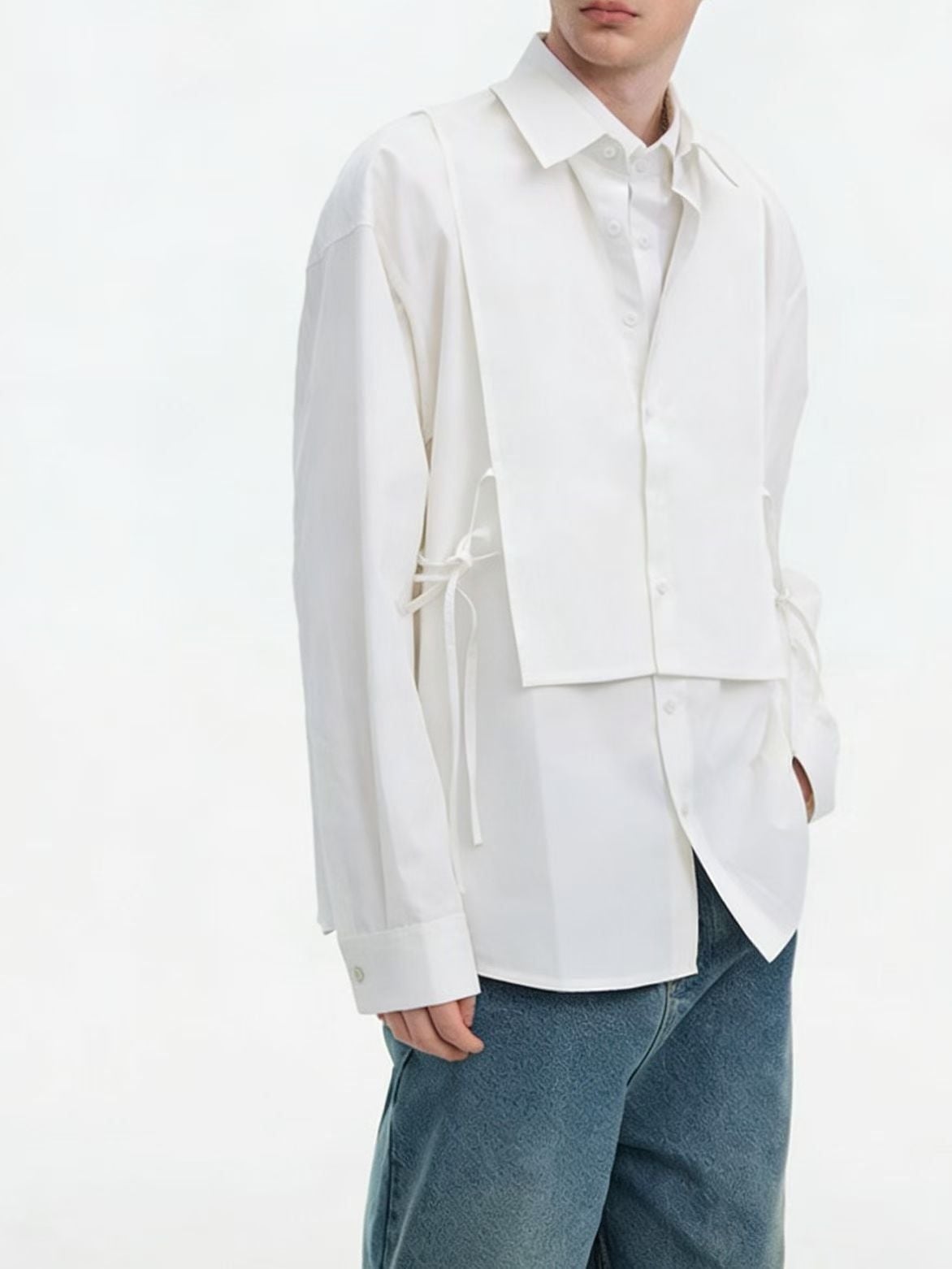  ÁO SƠ MI 6984 TRẮNG 