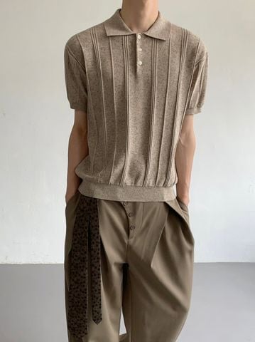 ÁO POLO 26764 NÂU NHẠT 