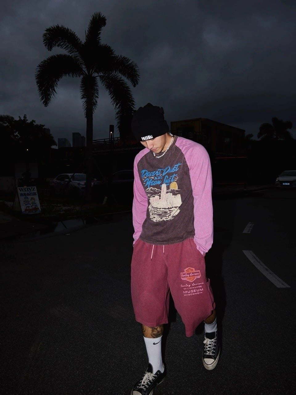  ÁO SWEATSHIRT 0533 HỒNG-NÂU 