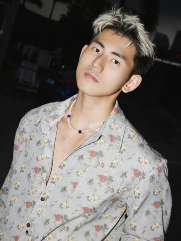  FLORAL SHIRT 2553 BLUE 