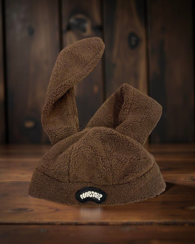  RABBIT BEANIE BROWN 