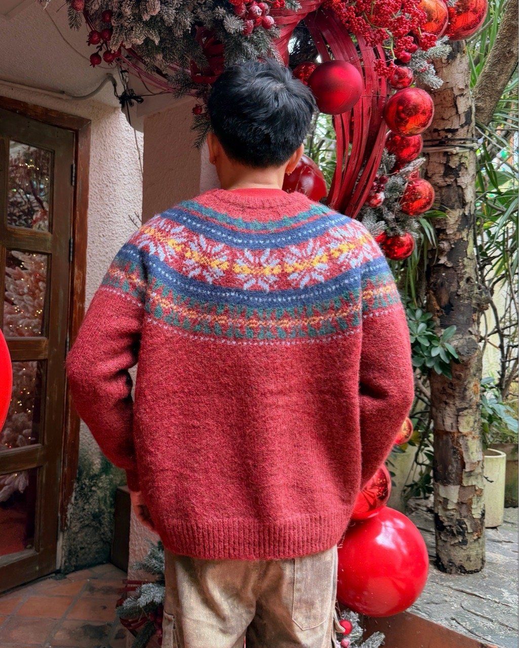  SWEATER 21423 RED 