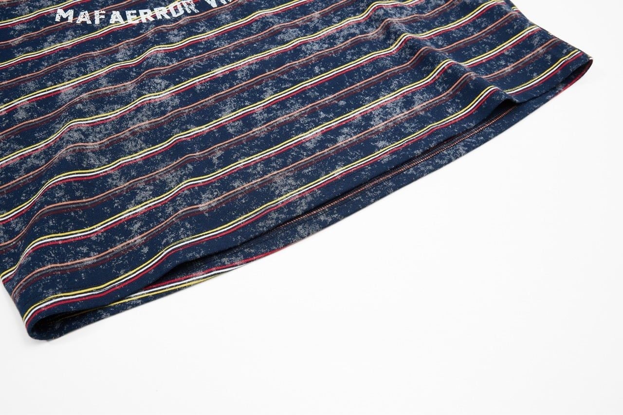  ÁO T-SHIRT 0272 XANH ĐEN KẺ NGANG 