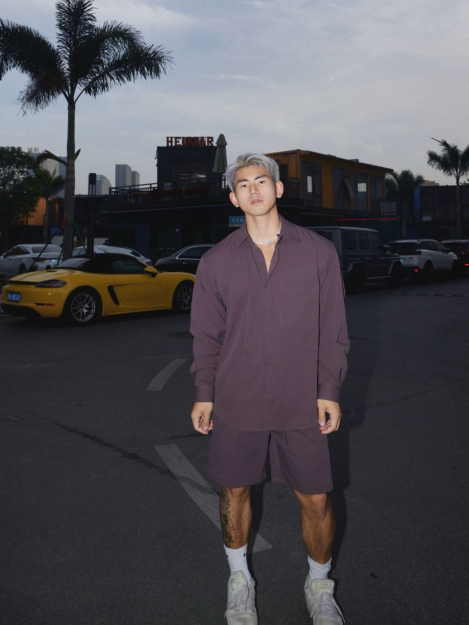  SHIRT 27467 DARK PURPLE 