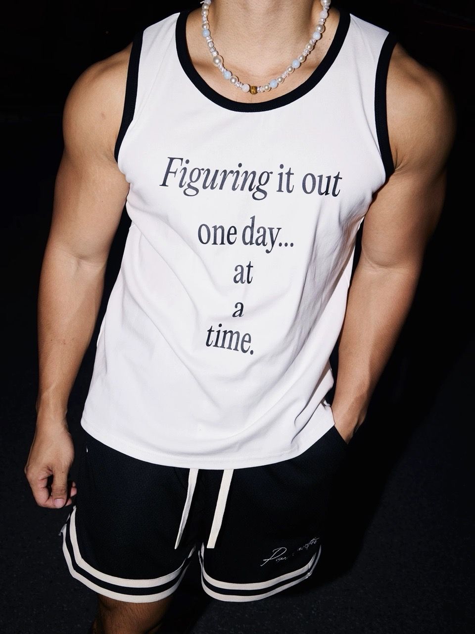  ÁO TANK TOP 0522 TRẮNG 