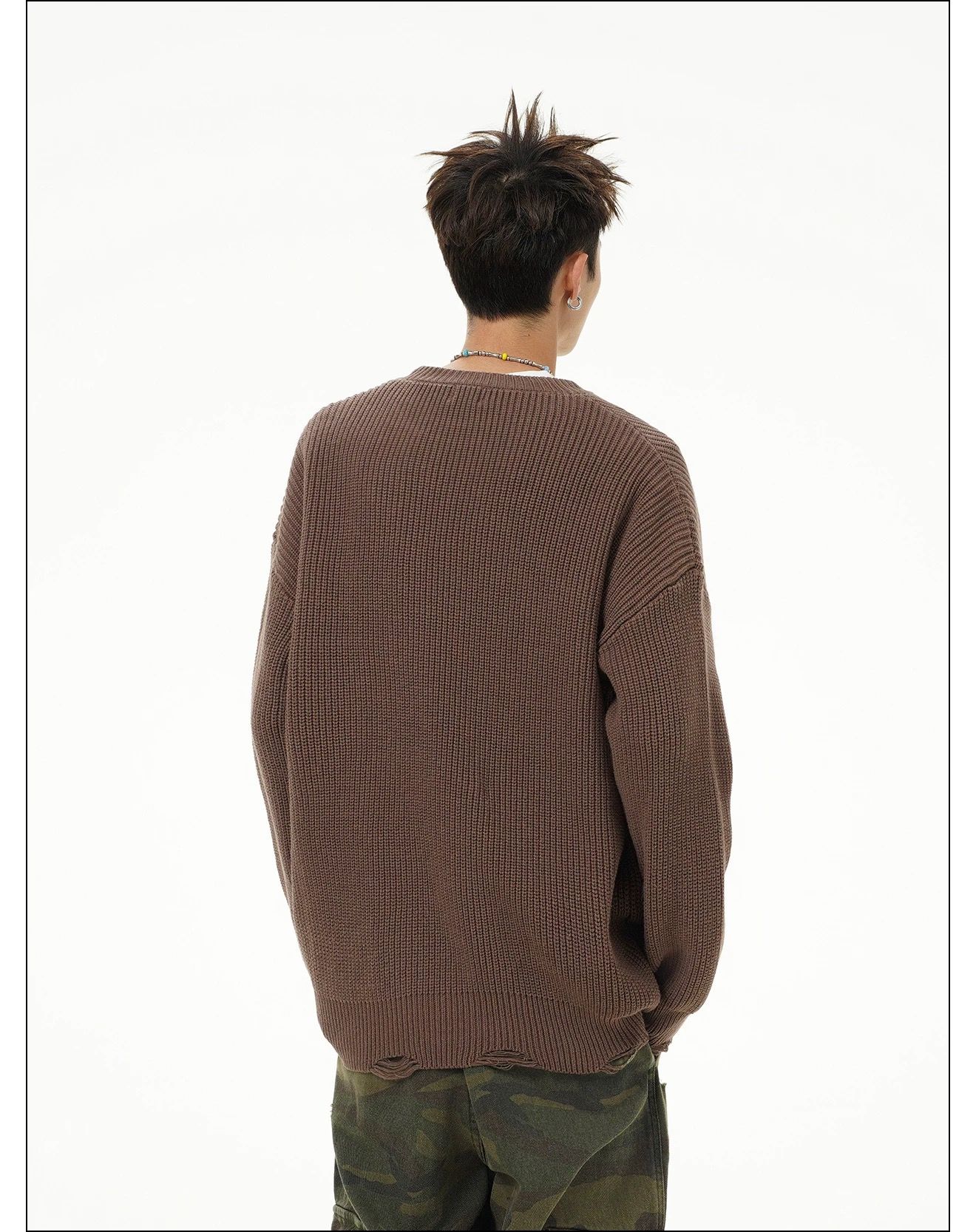  SWEATER 065 BROWN 