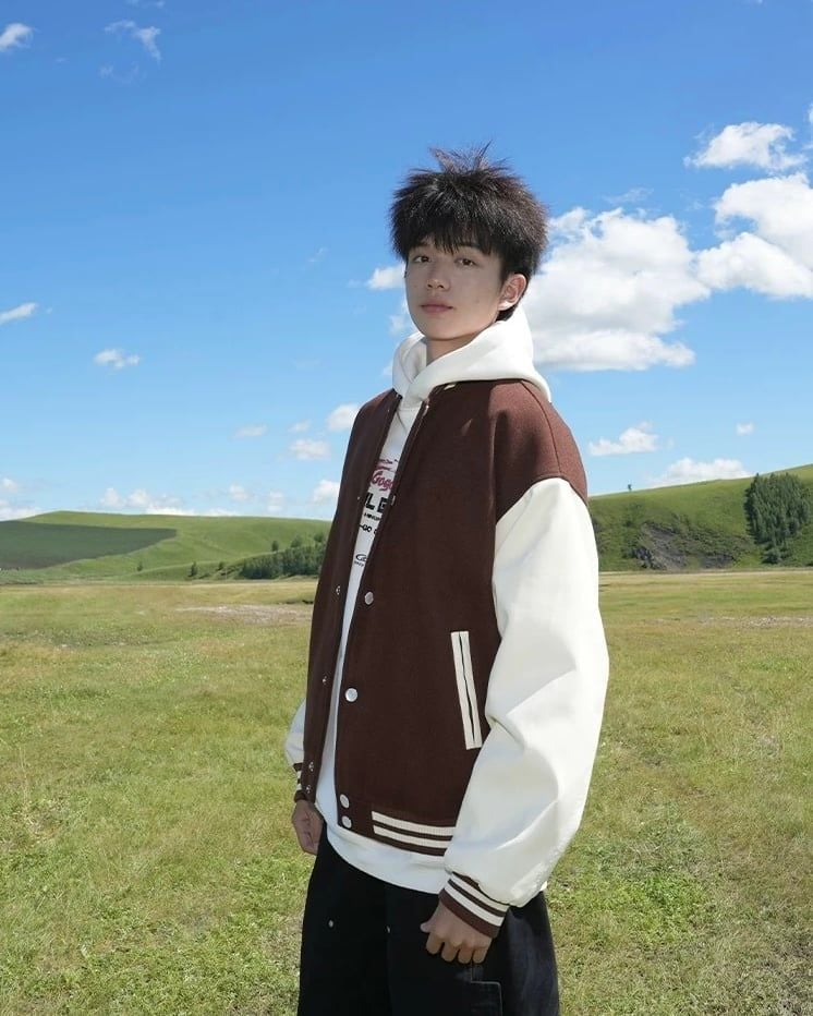  BASEBALL JACKET 6307 BROWN 