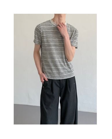  ÁO T-SHIRT 3258 TRẮNG XÁM 