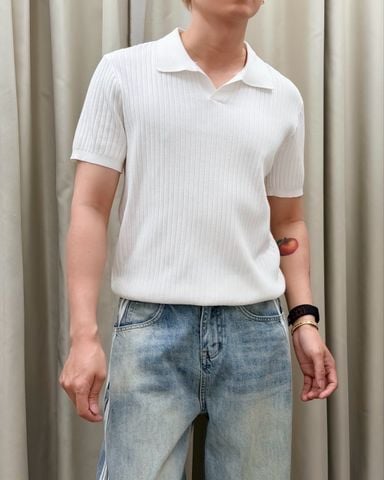  ÁO POLO 9101 TRẮNG 