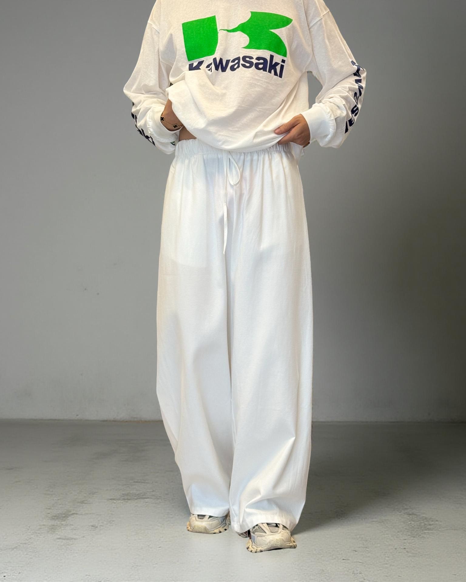  TROUSER 442313 WHITE 