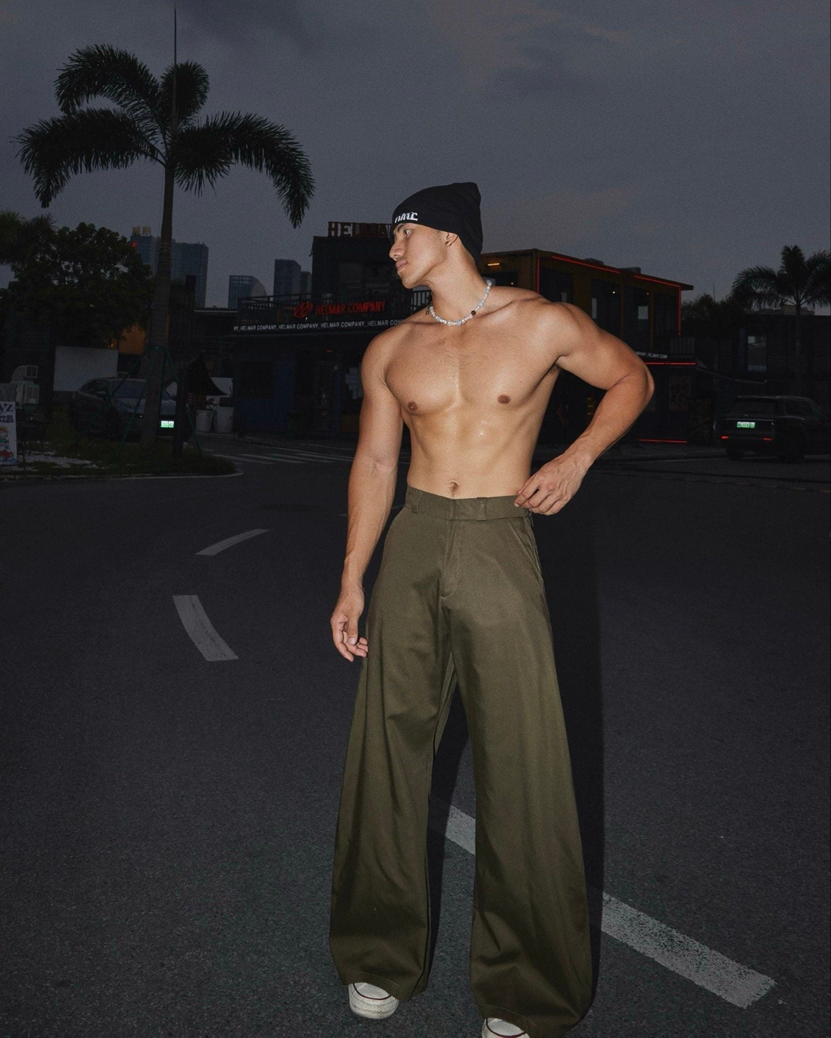  TROUSER 23676 ARMY GREEN 