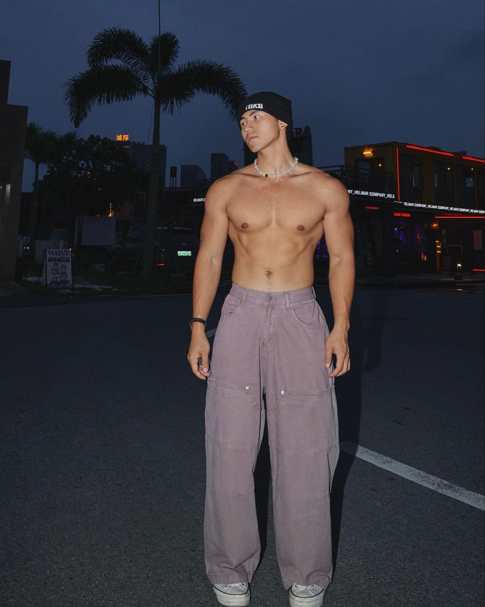  TROUSER JEAN 182 PURPLE 