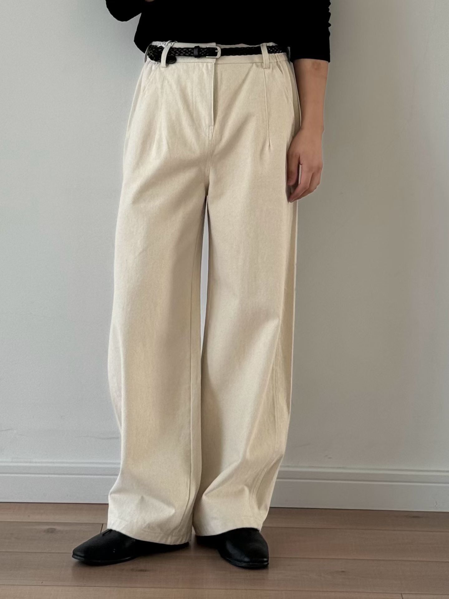  QUẦN ỐNG RỘNG 9276 KEM 