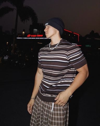  ÁO DỆT KIM 188 NÂU 