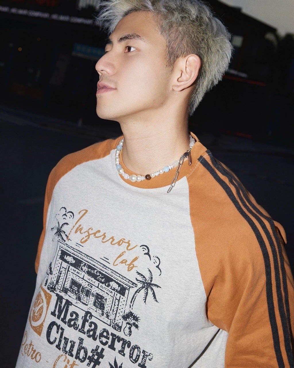  ÁO T-SHIRT 053 NÂU CAM 