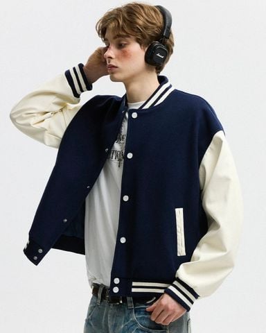  BASEBALL JACKET 6307 BLUE 