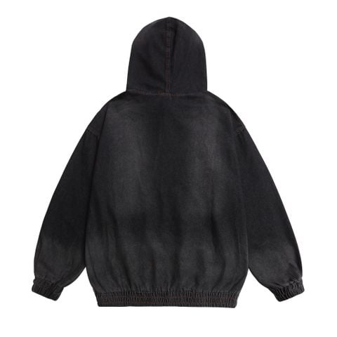  HOODIE JEAN 1253 BLACK 