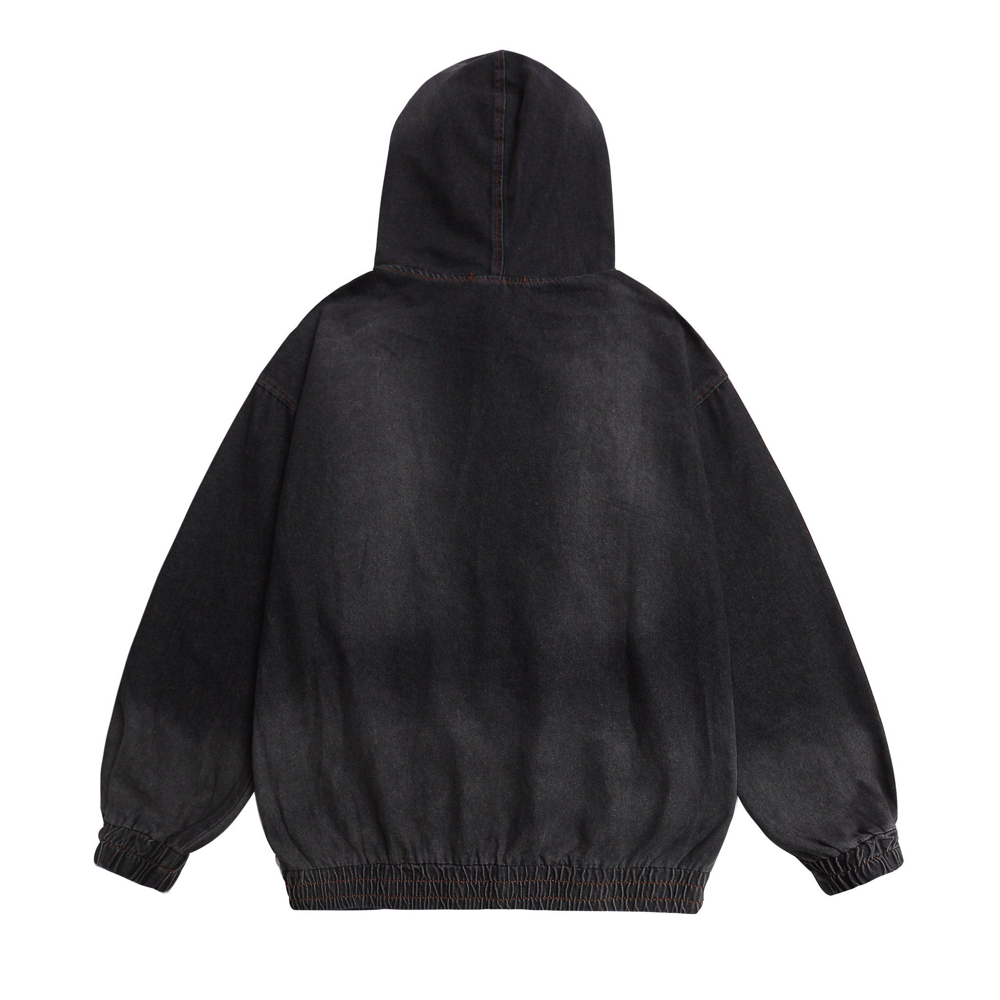  HOODIE JEAN 1253 BLACK 