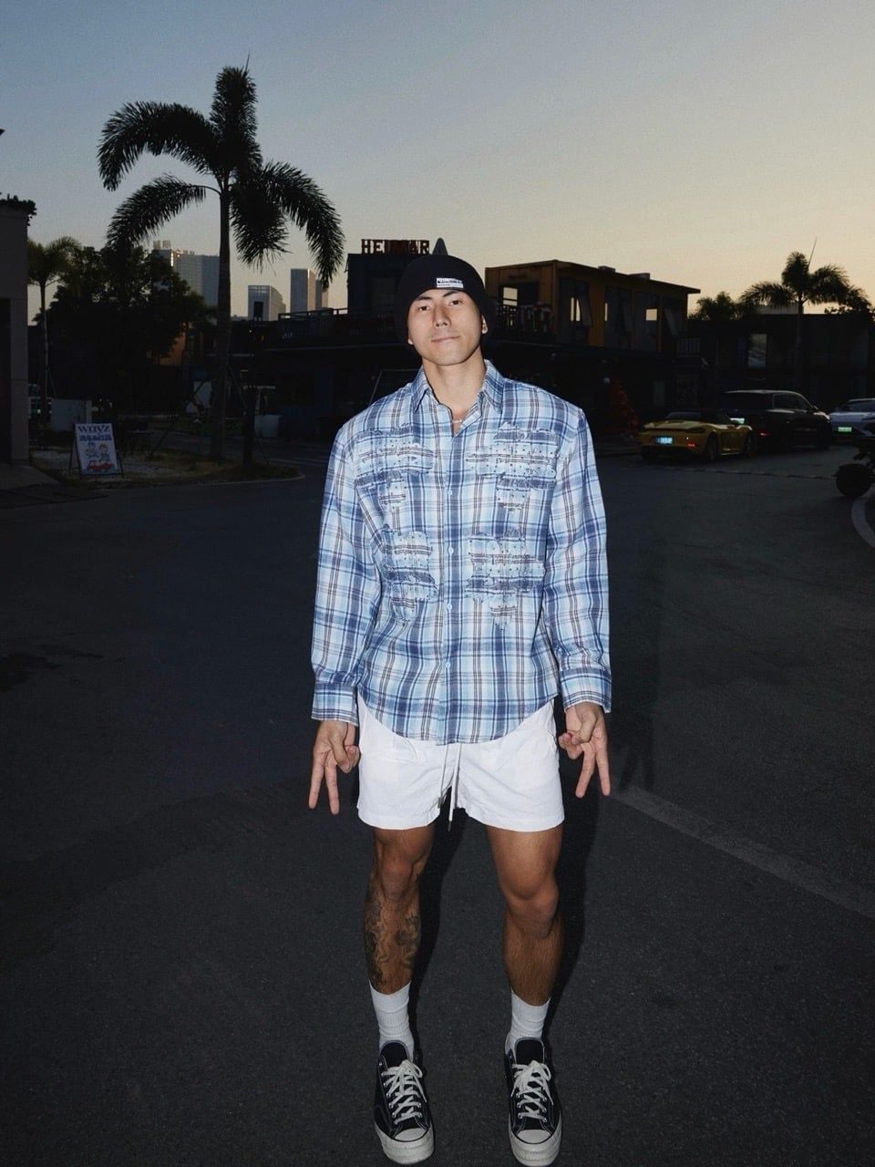  ÁO SƠ MI 3981 CA RÔ XANH 