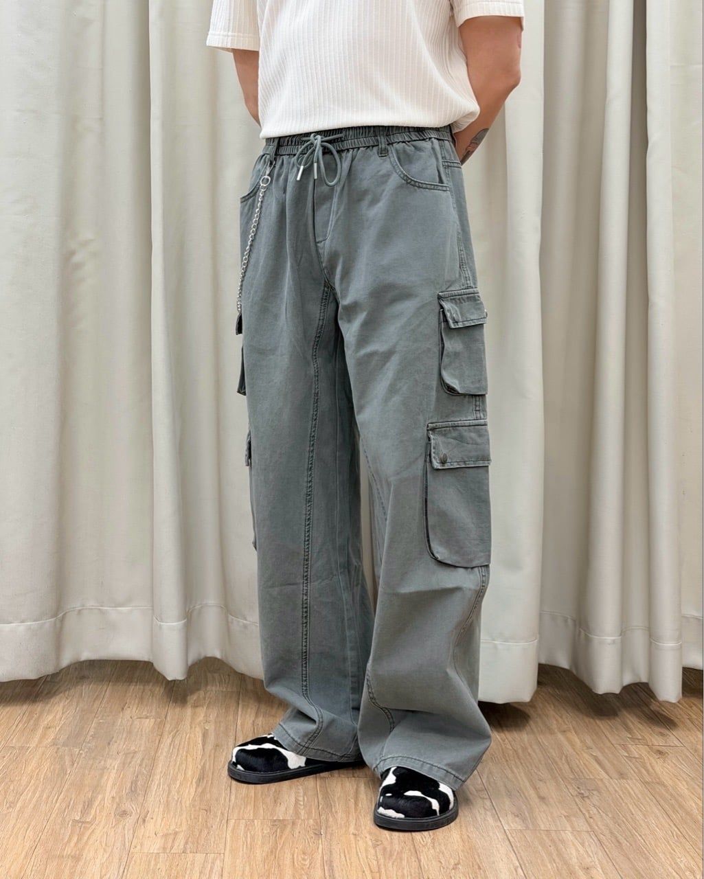  QUẦN BAGGY 9354 XÁM 