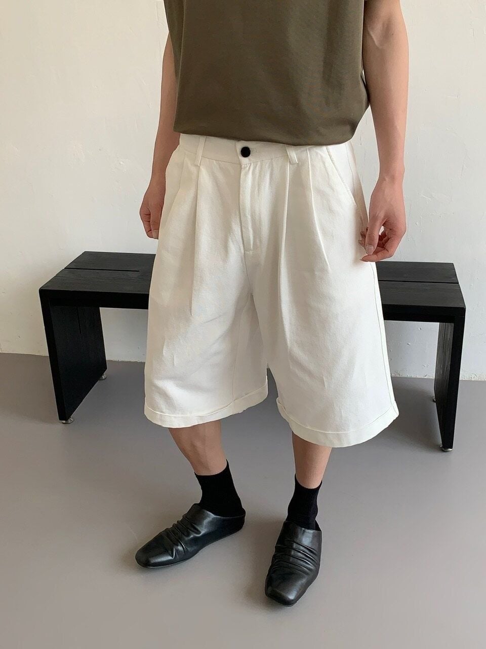  QUẦN SHORT 13814 TRẮNG 