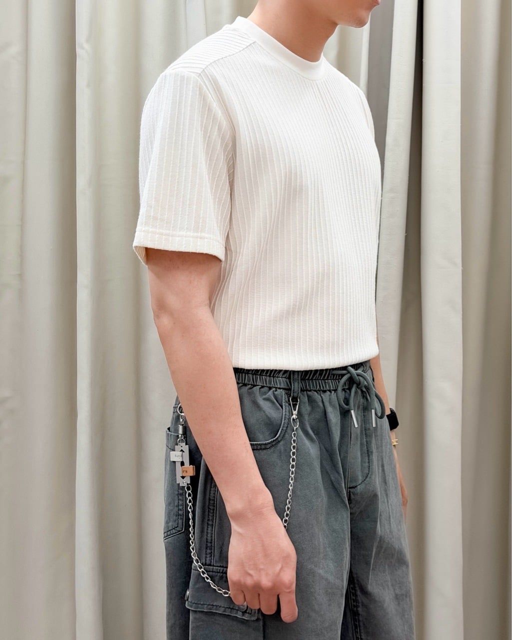  ÁO T-SHIRT 9038 TRẮNG 