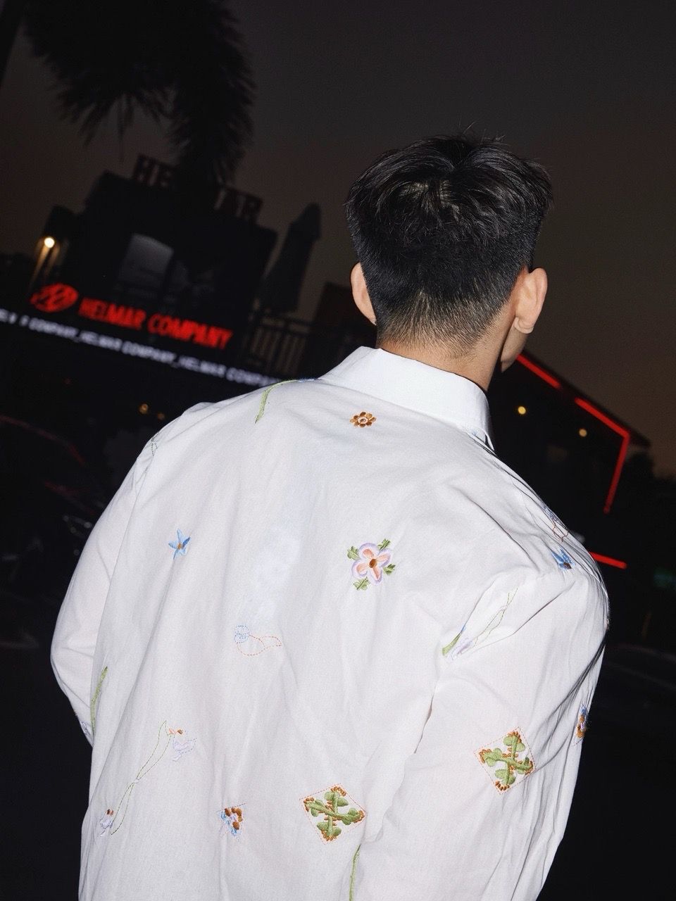  ÁO SƠ MI 6990 THÊU HOA 