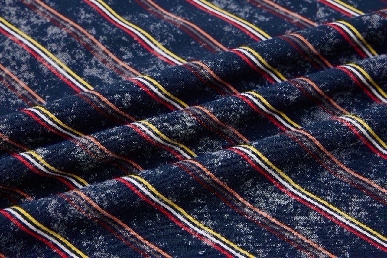  ÁO T-SHIRT 0272 XANH ĐEN KẺ NGANG 