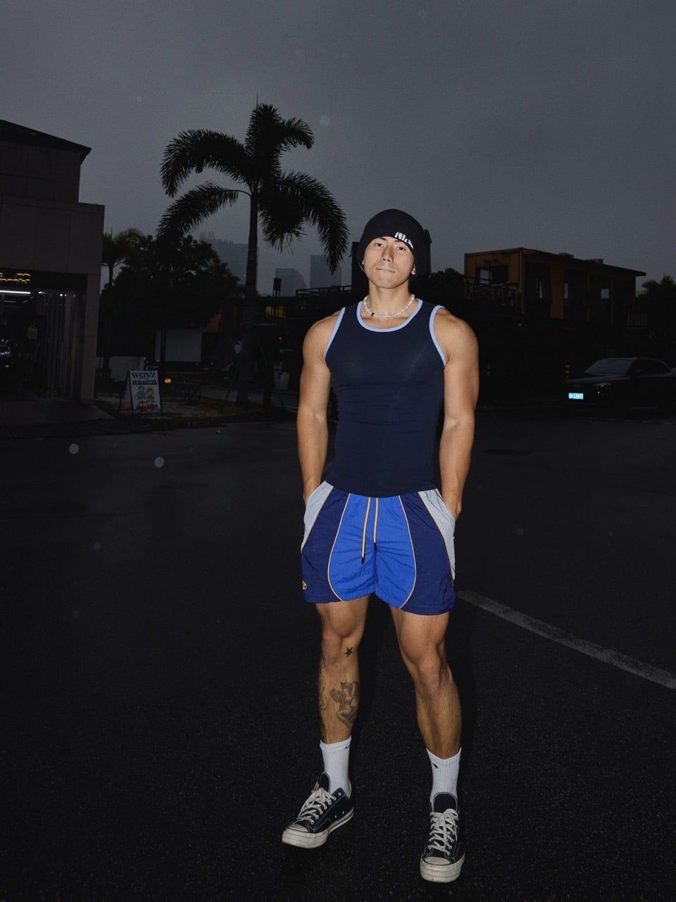  ÁO TANK TOP 391 XANH ĐEN 