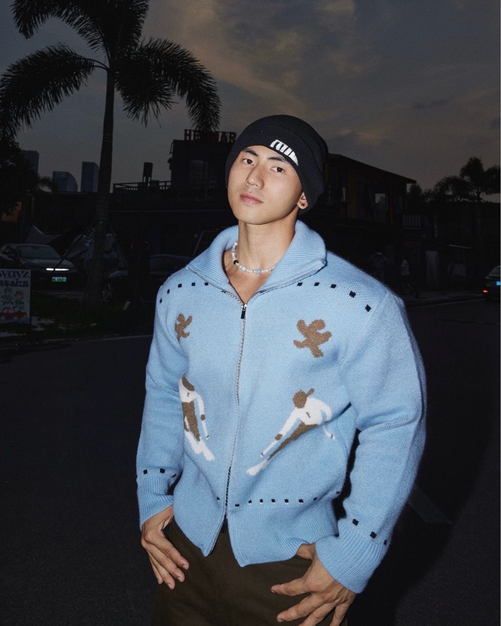  WOOLEN JACKET 3917 BLUE 