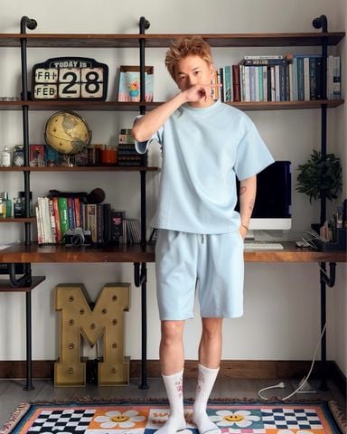  ÁO THUN 26006 XANH HÒA BÌNH 