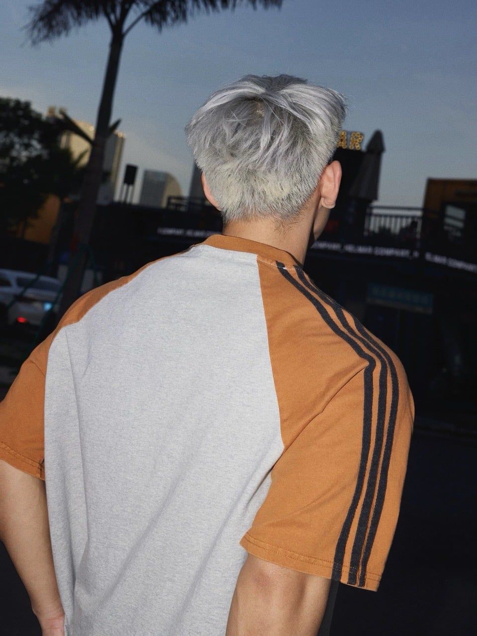  ÁO T-SHIRT 053 NÂU CAM 