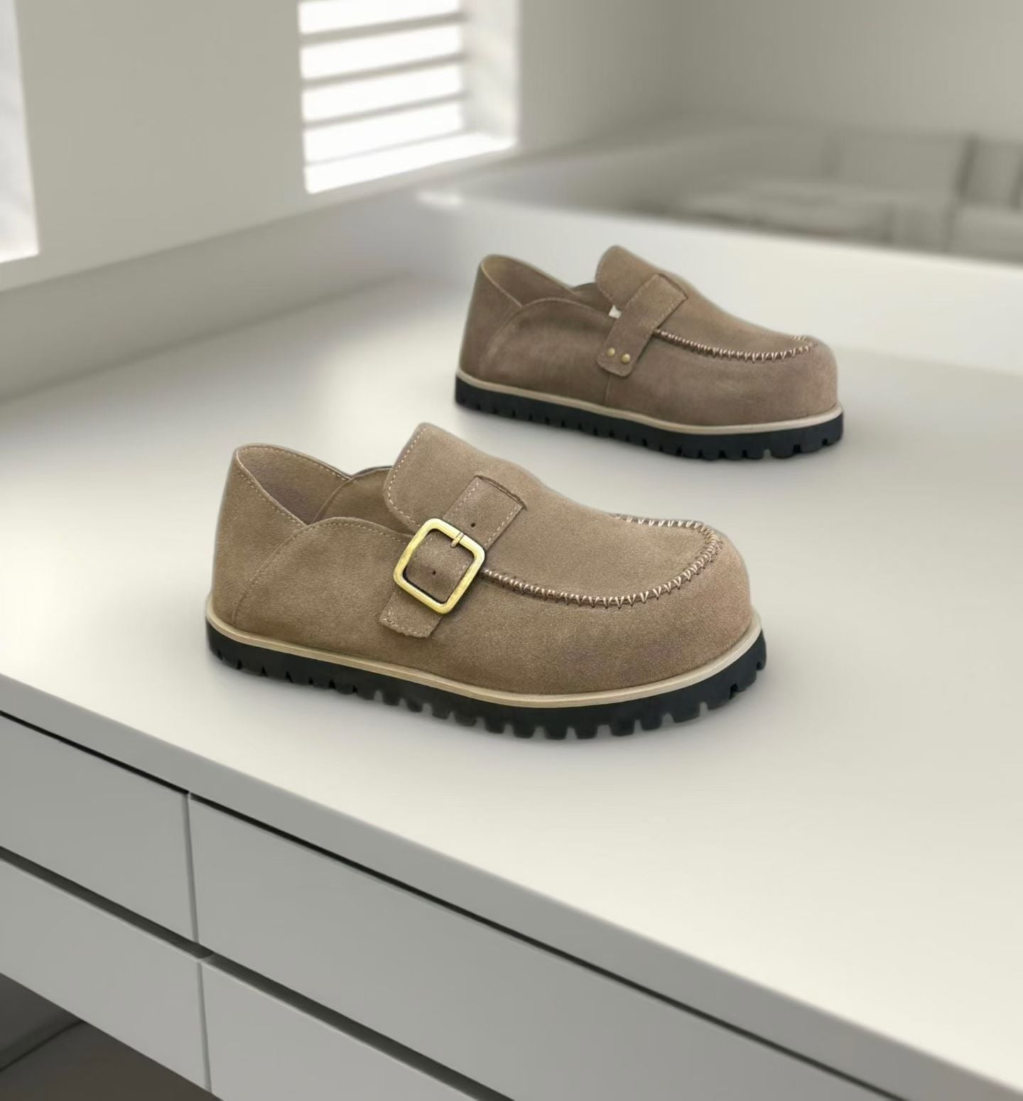  GIÀY 26805 MUSHROOM TAUPE 