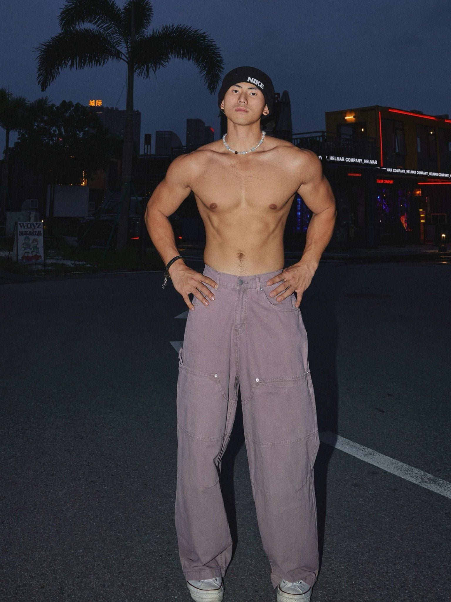  TROUSER JEAN 182 PURPLE 