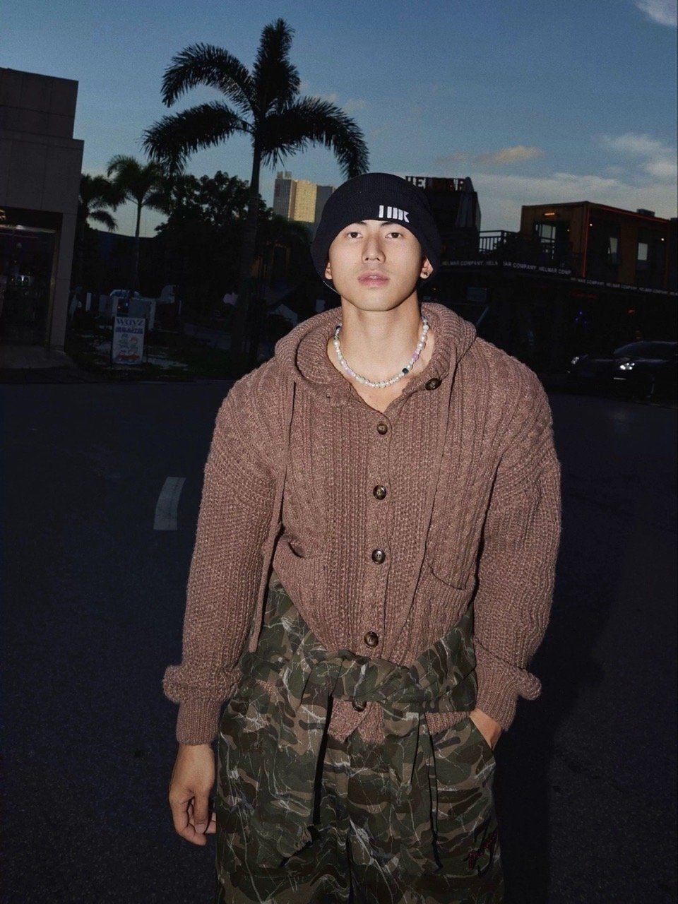  WOOLEN JACKET 3907 BROWN 