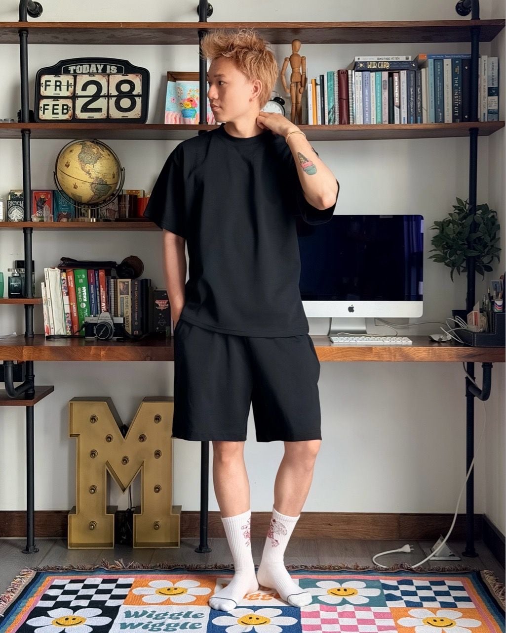  QUẦN SHORT 26007 ĐEN 