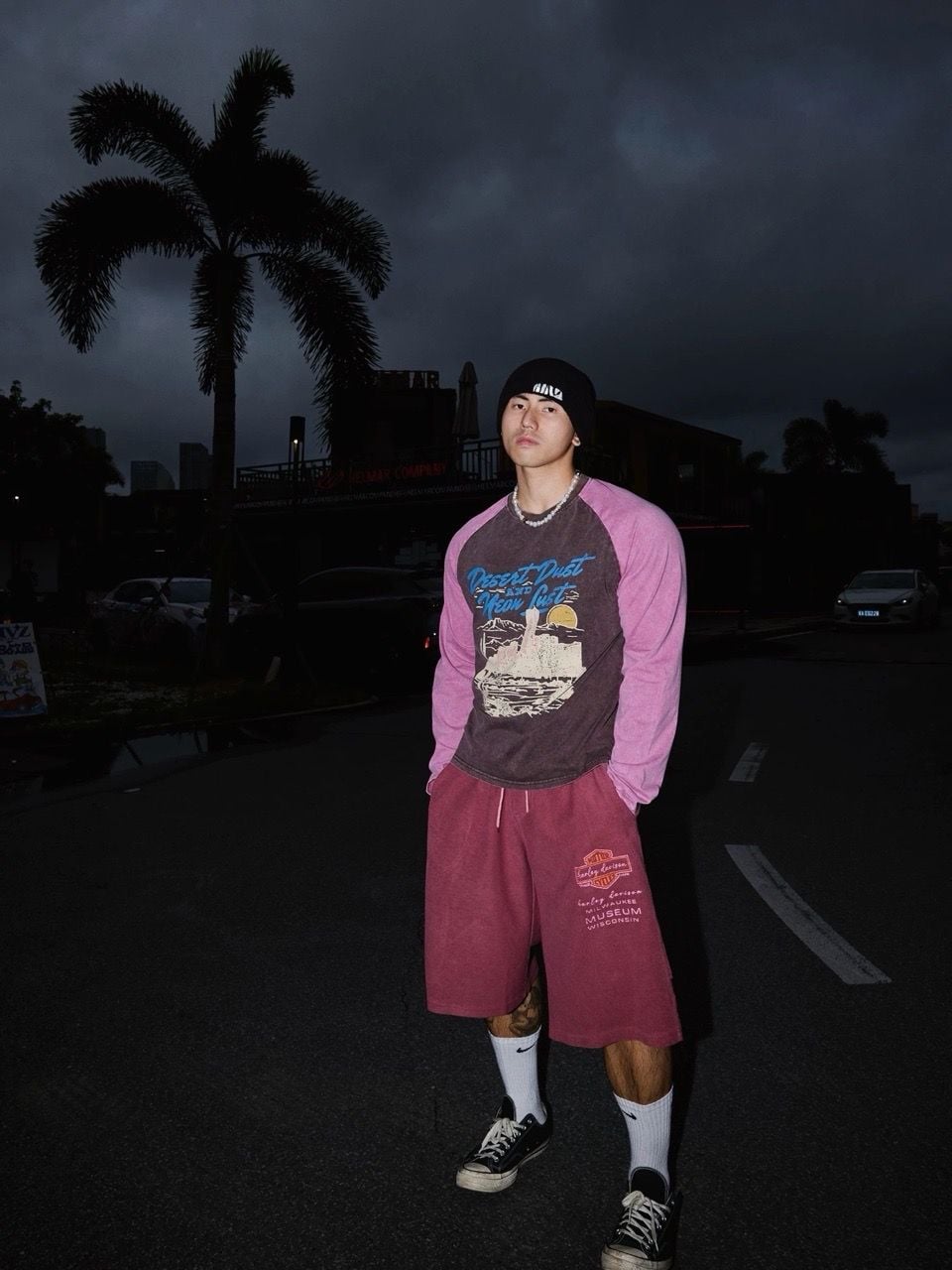  ÁO SWEATSHIRT 0533 HỒNG-NÂU 