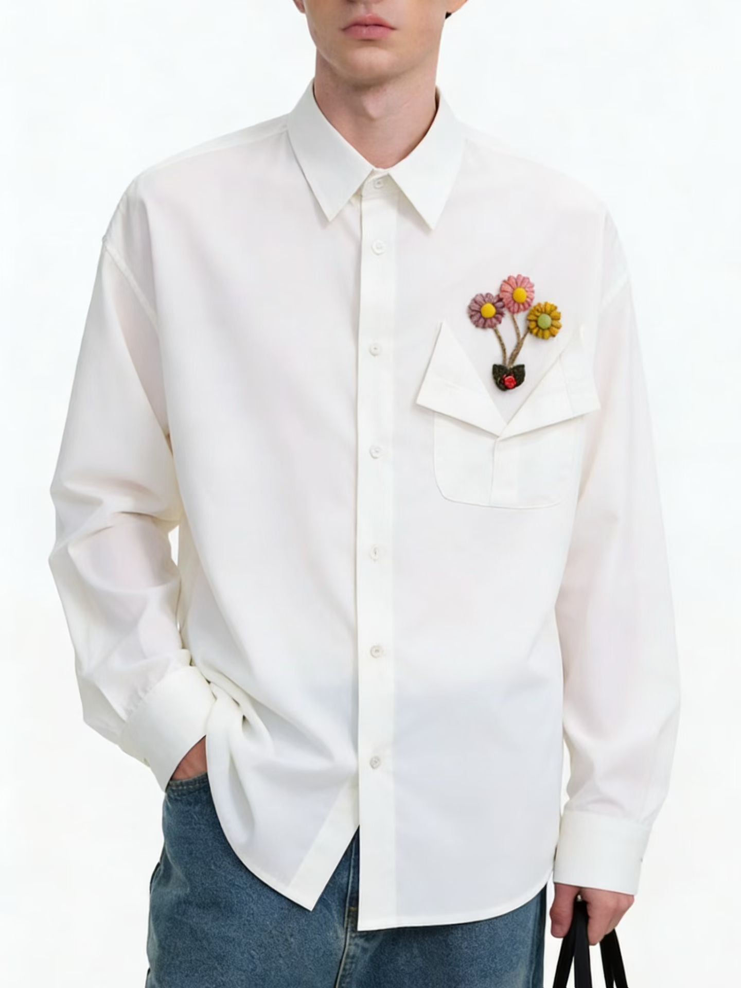  ÁO SƠ MI 2859 TRẮNG 