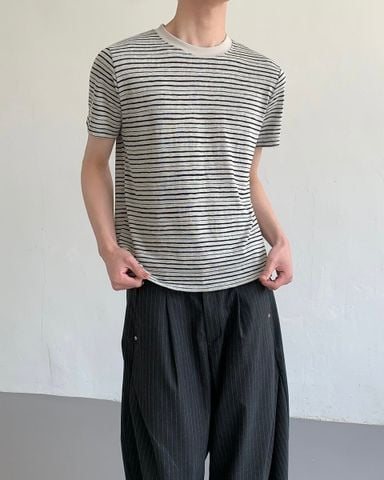  ÁO T-SHIRT 3258 TRẮNG XÁM 