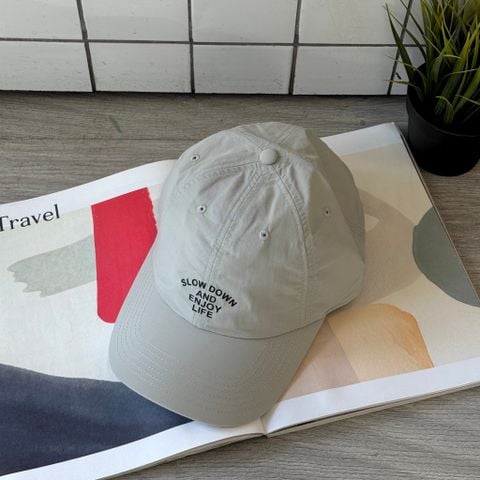  CAP SLOW DOWN GREY 