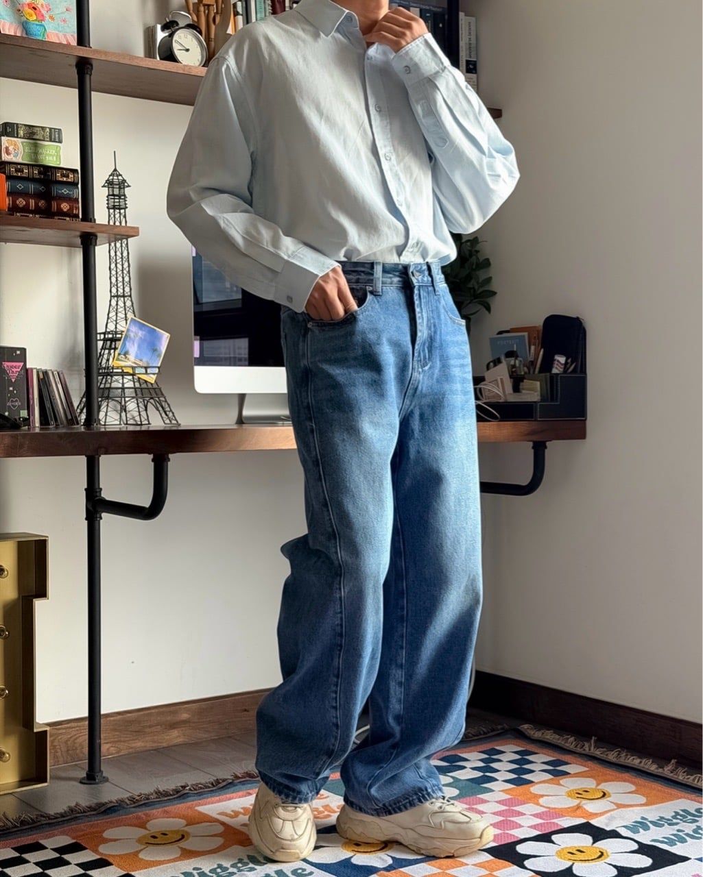  QUẦN JEAN 9092 XANH 