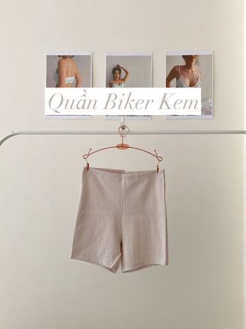  Quần Biker Chewing Gum - Kem 